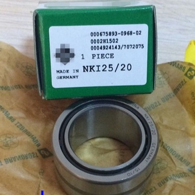 NKI25/20-TV-XL / NKI25-20 Polyamide lifli kafes iğneli, iç halka 25*38*20 mm ile yuvarlak itme rulmanı