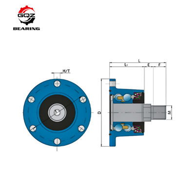 Tarımsal Lageri BAA-0003 Çark Merkezi Lageri BAA0003A Harrow Disc için Çin Kalite