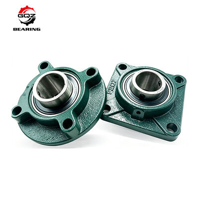 GQZ UFL004 İki Cıvatalı Oval Flanş Rulman Ünitesi 20mm Delik Set Skru Vidanlı Kendinden Ayarlı Rulmanlı Montaj
