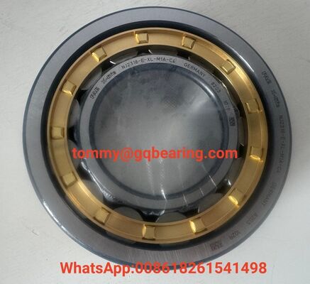 FAG NJ2318 NJ2318-E-XL-M1A C4 Single Row NU Cylindrical Roller Bearing Brass Cage C4 Clearance 90x190x64mm For Reducer Motor