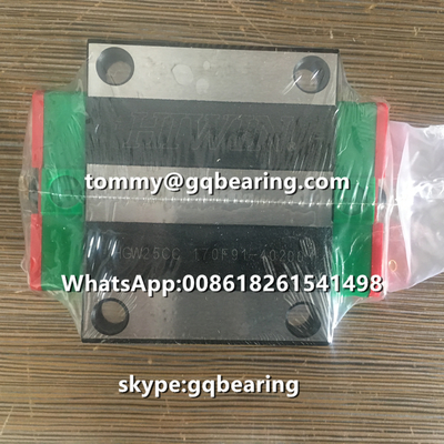 Yüksek hassasiyetli ağır yük tipi Hiwin HGW25CC HGW25 CC doğrusal kaydırma rulmanı