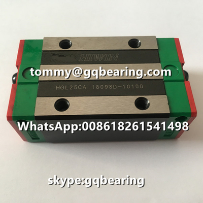 HIWIN HGL25CA HGL25CAZAC Rekabetçi fiyatlı kare tip doğrusal kaydırma rulmanı