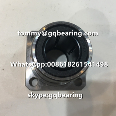 Gcr15 çelik LMK16UU Kare tip Kauçuk Kapalı Flange Doğrusal Top Taşıma