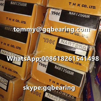Gcr15 çelik malzemesi THK NART25R Ayrılamayan Tipi Çizgi Rol rulmanı