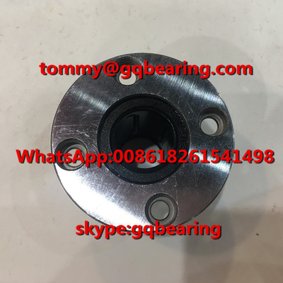 Gcr15 çelik LMF16UU Yuvarlak tip Kauçuk Kapalı Flanş Doğrusal Top Taşıma
