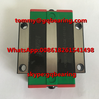 GCR15 Çelik Malzeme HIWIN HGW20CB Flange Tipi Doğrusal Rehberlik