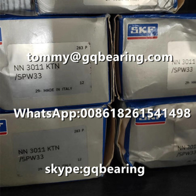 Gcr15 Çelik malzemesi SKF NN3011KTN/SPW33 Çift sıra Süper hassas Silindrik Rol rulmanları