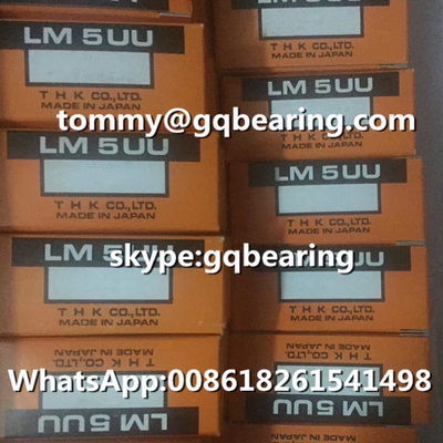 Yüksek hassasiyetli Japonya kökenli THK LM10 LM10UU Kauçuk Kapalı Doğrusal Top Taşıyıcısı