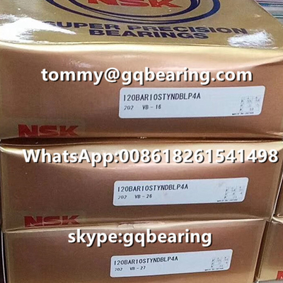 Çelik Malzeme Toplar NSK 120BAR10STYNDBLP4A Yüksek Hızlı Köşeli Temas Top Taşıması