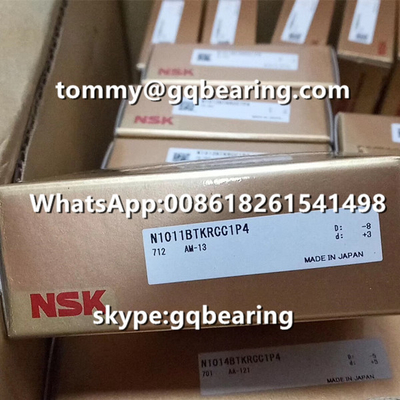 CC1 Açıklık NSK N1011BTKRCC1P4 Tek Satır Yüksek Hassasiyetli Silindrik Rol rulman