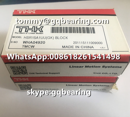 Japonya Orijinal THK HSR15A1UU(GK) Doğrusal Blok THK HSR15A Doğrusal Kaydırma