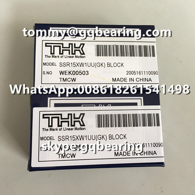 Japonya Orijinal THK SSR15XW1UU(GK) Doğrusal Blok THK SSR15XW Doğrusal Kaydırma