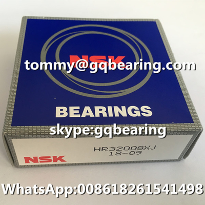 Chrome Çelik Malzemesi Japonya Fabrikası NSK HR32008XJ Tapered Roller Bearing