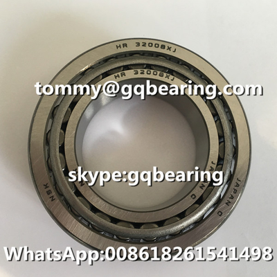 Chrome Çelik Malzemesi Japonya Fabrikası NSK HR32008XJ Tapered Roller Bearing