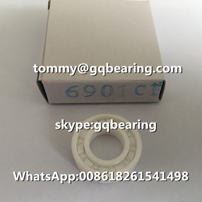 ZrO2 Si3N4 Seramik Malzeme 6901CE 6901 Tam Seramik Derin Çukurlu Top Taşıma 12x24x6mm