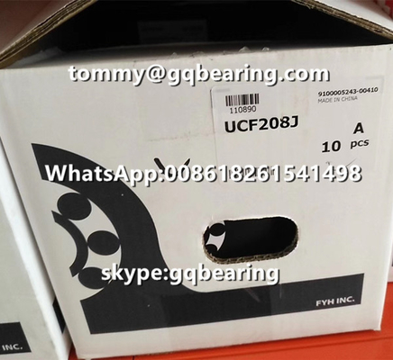 Dökme demir malzemesi FYH UCF208J Yastık blok top rulmanı UCF208