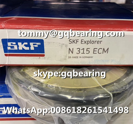 Gcr15 Çelik Malzeme SKF N315ECM Tek Sıralı Silindrik Rol rulman