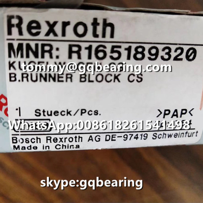 Rexroth R165189320 Çelik malzemesi Flange Tipi Standart Uzunluk Standart Yükseklik Koşucu Blok