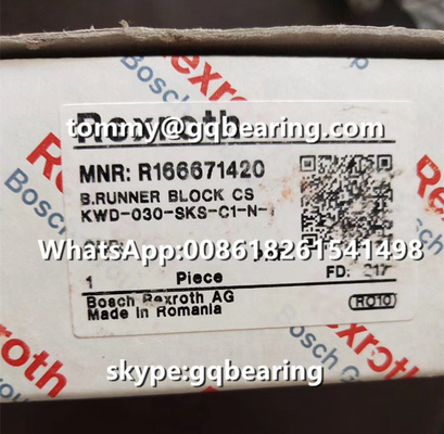 Rexroth R166671420 Çelik malzemesi dar genişlik kısa uzunluk standart yükseklik doğrusal blok