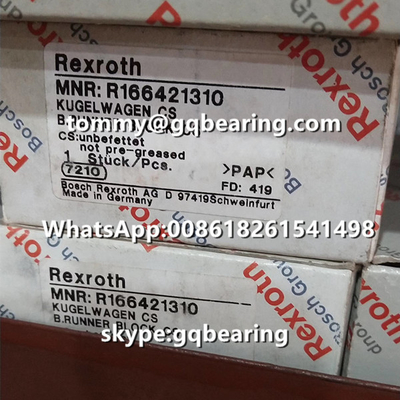 Rexroth R166421310 Çelik malzemesi dar genişlik kısa uzunluk düşük yükseklik doğrusal blok