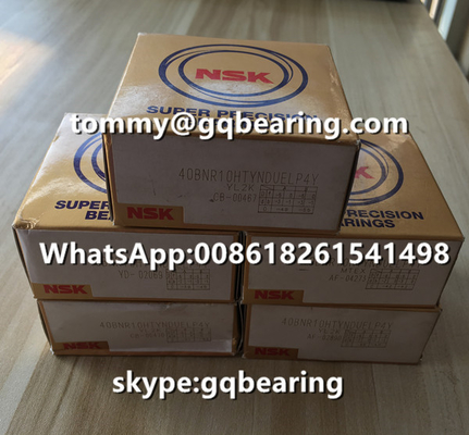 CNC Spindle Uygulamaları NSK 40BNR10HTYNDUELP4Y Süper hassaslıklı açılı temas topu rulmanı