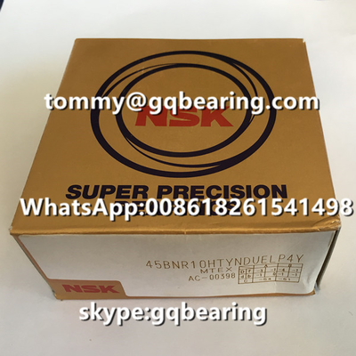 CNC Spindle Uygulamaları NSK 45BNR10HTYNDUELP4Y Süper hassaslıklı açılı temas topu rulmanı