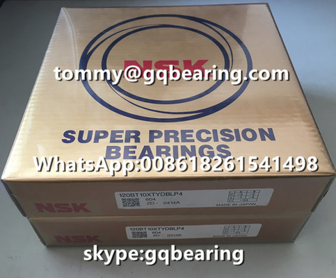 CNC Spindle Uygulamaları NSK 120BT10XTYDBLP4 Süper hassaslıklı açılı temas topu rulmanı