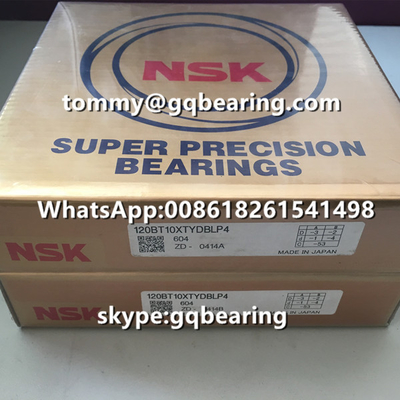 CNC Spindle Uygulamaları NSK 120BT10XTYDBLP4 Süper hassaslıklı açılı temas topu rulmanı