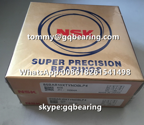 CNC Spindle Uygulamaları NSK 85BAR10XTYNDBLP4 Süper hassaslıklı açılı temas küre rulmanı