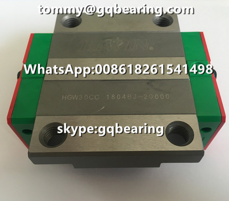 Yüksek hassasiyetli ağır yük tipi Hiwin HGW30CC HGW30CCZAC Doğrusal kaydırma rulmanı