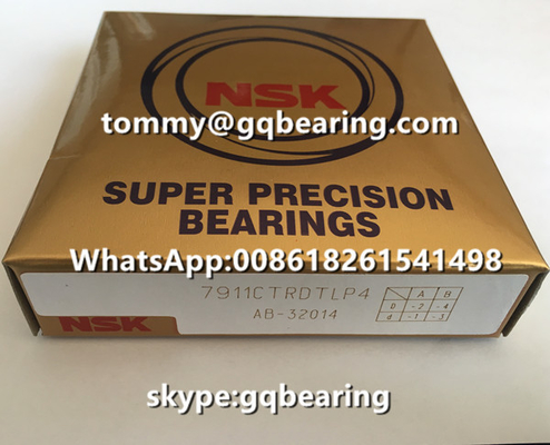 CNC Spindle Uygulamaları NSK 7911CTRDTLP4 Süper hassaslıklı açılı temas topu rulmanı