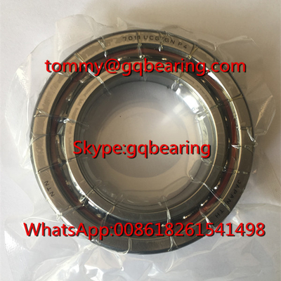 P4 hassasiyet NTN 7011UCG/GNP4 Süper hassasiyet açılı temas topu rulmanı 55*90*18mm