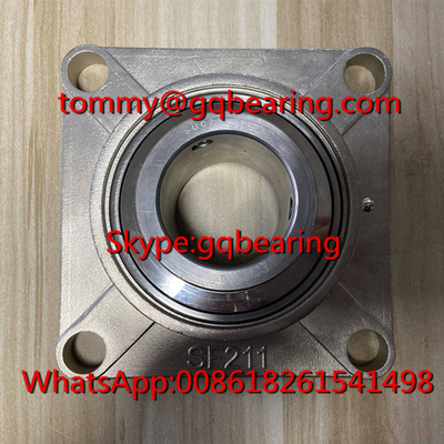 SSUCF211-32 Tam Paslanmaz Çelik Dört Bolt Flanged Konut Birimleri UCF211-32 Yastık Blok Top Taşıma