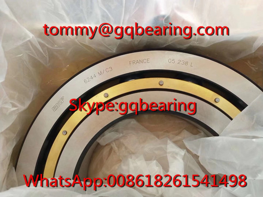 C3 Açıklık SKF 6244 M/C3 Bakır Kafesli Derin Çukurlu Top Taşıyıcısı
