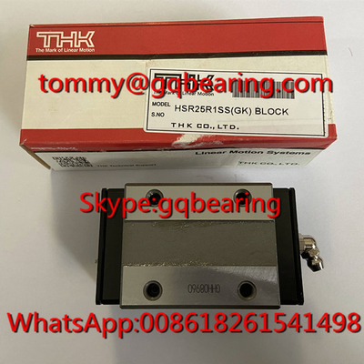 THK HSR25R1SS(GK) Doğrusal Top Taşıyıcı Kaydırma Hareketi HSR25R Paslanmaz Çelik Doğrusal Blok