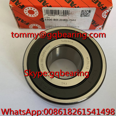 Slovakya Kaynak FAG 3306-BD-2HRS-TVH Nylon Kafes Çift Sıralı Köşeli Temas Top Taşıyıcısı
