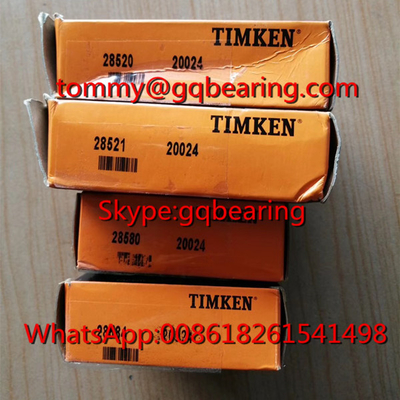 Gcr15 Çelik Malzemesi TIMKEN 28584/28521 Inch Serisi Konik Rol rulman