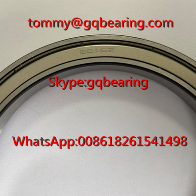 Japonya Soyu Gcr15 Çelik Malzeme NSK 6816ZZCM İnce Duvarlı Derin Çukurlu Top Taşıma 80 x 100 x 10 mm