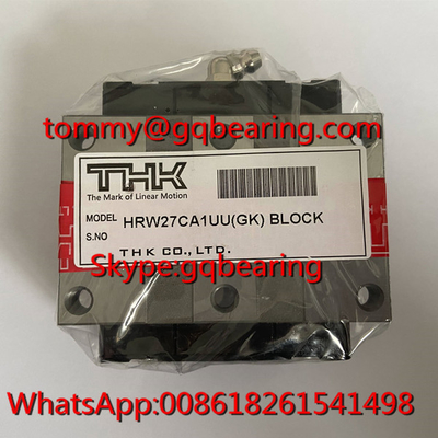 Gcr15 çelik malzemesi THK HRW27CA doğrusal blok HRW27CA1UU ((GK) hassas doğrusal kılavuzluk kaydırma rulmanı