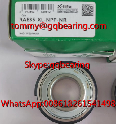 Gcr15 Çelik Malzemesi INA RAE35-XL-NPP-NR Eksantrik Kilitleme Yakasıyla Radyal Ekleme Top Taşıması