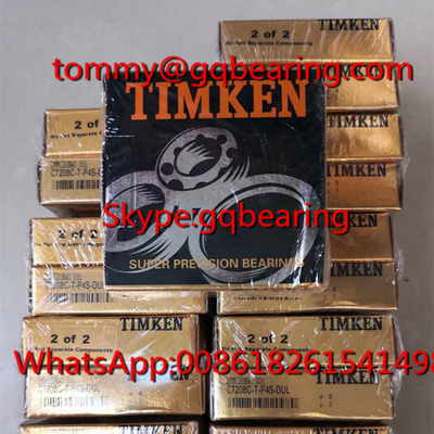 TIMKEN B7208C-T-P4S-DUL Süper hassasiyetli açılı temas topu rulmanı 40x80x18mm temas açısı 15 derece