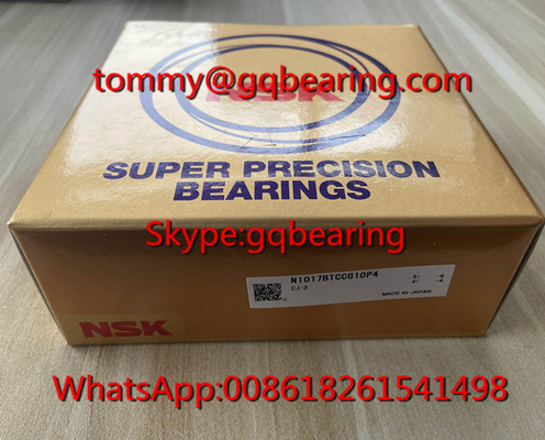 P4 Precision NSK N1017BTCCG10P4 Silindrik Rol rulman N1017 Döner rulman