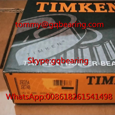 Gcr15 Çelik malzemesi TIMKEN J90354/J90748 Konik rulo rulmanı