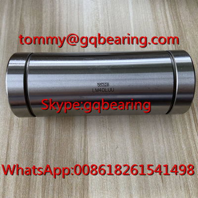 LM40LUU Uzun tip Uzunluk Doğrusal Top Taşıma WZB LM40LUU Doğrusal Kürük 40x60x151mm