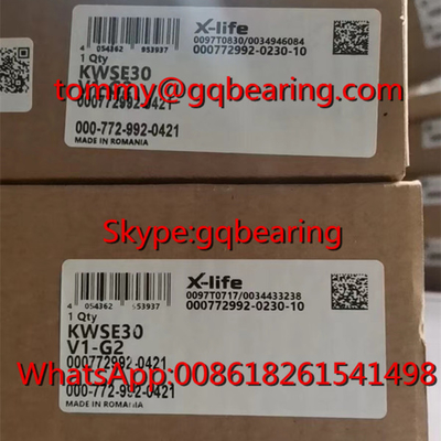 G2 Precision INA KWSE30-V1-G2 Altı satırlı doğrusal blok KWSE30-G2-V1 doğrusal kaydırma rulmanı