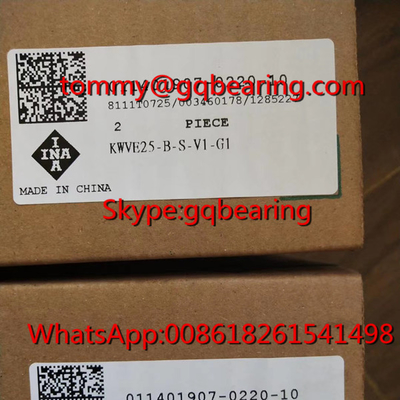 G1 Precision INA KWVE25-B-S-V1-G1 Doğrusal Blok KWVE25-B-S-G1V1 Dar Tipi Doğrusal Kaydırma rulmanı