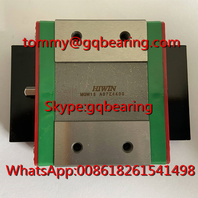 HIWIN MGW15C Geniş Tipi Miniatür Doğrusal Blok MGW15CZ0CM Doğrusal Top Taşıma