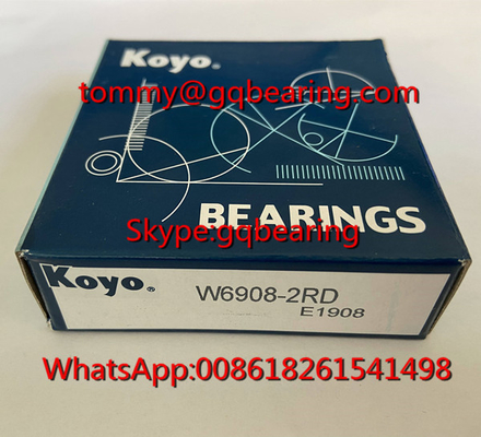 Tekerlek Merkezi Tek Sıralı Derin Çukurlu Top Taşıyıcısı W6908-2RS 40*64*12mm
