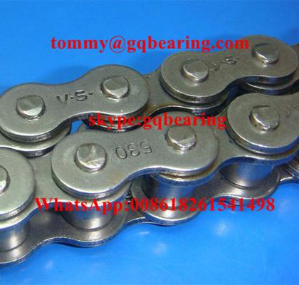 Yüksek Güçlü 530 Nikel Kaplama Rol zinciri 15.875mm Pitch paslanmaz çelik top zinciri