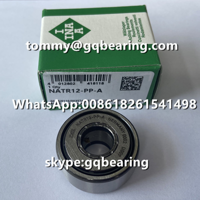 Yük Tipi Gcr15 12 mm Çukurlu NATR12-PP-A Rollu Çizgi rulmanları